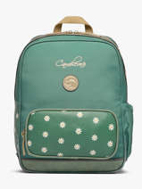 Rugzak 2 Compartimenten Cameleon Groen vintage fantasy SO40